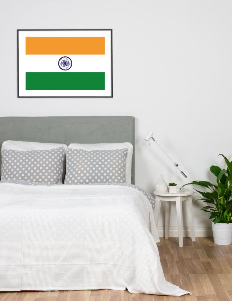 Bildverkstad Flagge - Indien