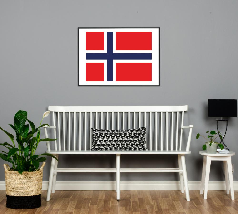 Bildverkstad Flagge - Norwegen