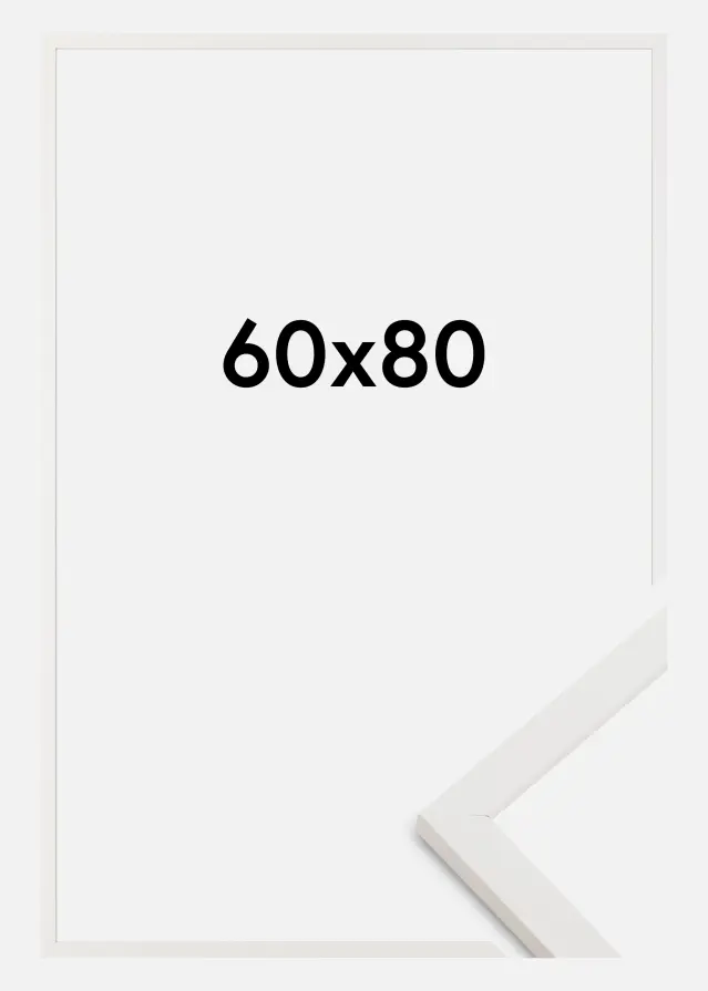 Artlink Rahmen Trendy Acrylglas Weiss 60x80 cm