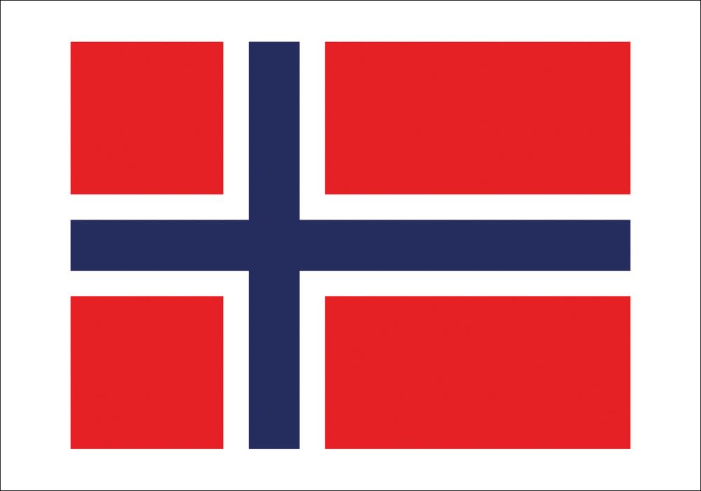 Bildverkstad Flagge - Norwegen