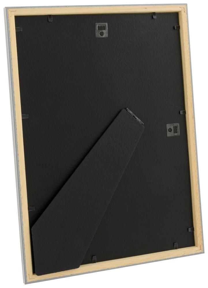 HHC Distribution Rahmen Slim Matt Antireflexglas Silber 18x24 cm