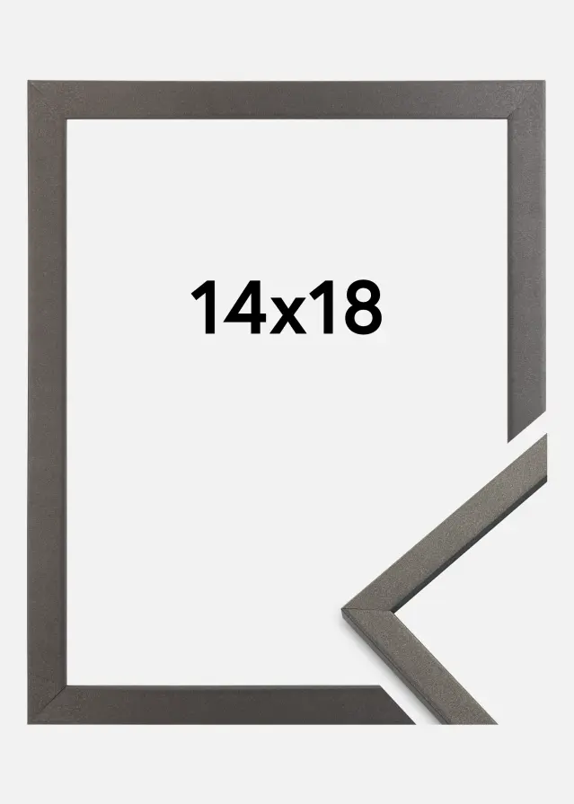 Galleri 1 Rahmen Edsbyn Acrylglas Graphitgrau 14x18 cm