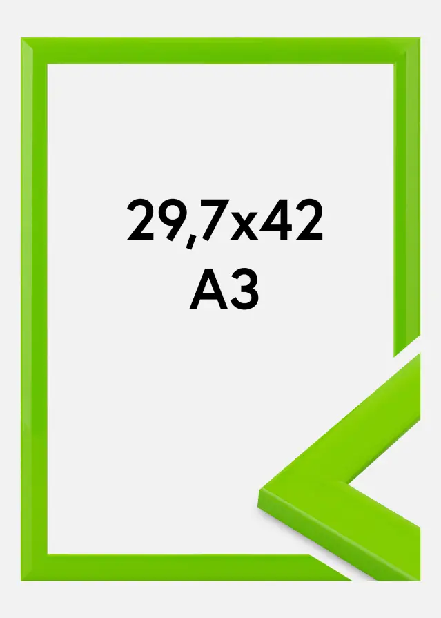 Jämtlands Ramfabrik Rahmen Dorset Acrylglas Hellgrün 29,7x42 cm (A3)