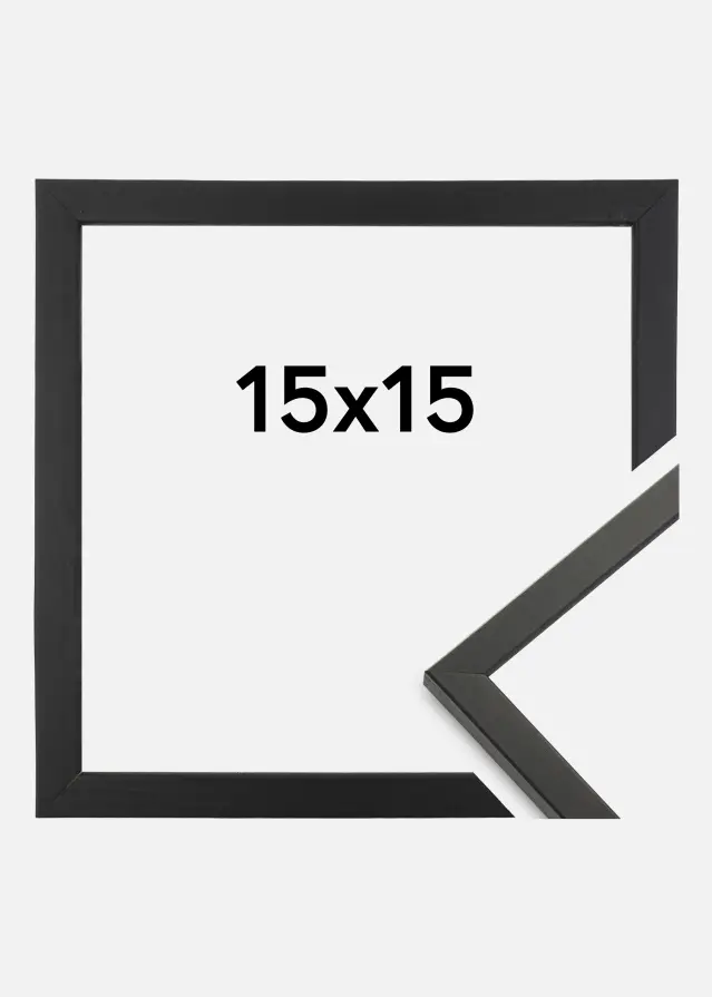 Estancia Rahmen Galant Schwarz 15x15 cm