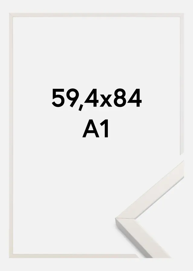 Focus Rahmen Soul Acrylglas Weiß 59,4x84,1 cm (A1)