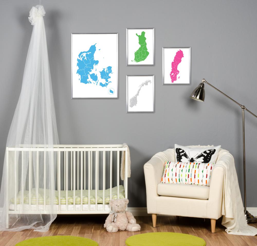 Bildverkstad Schwedenkarte Rosa