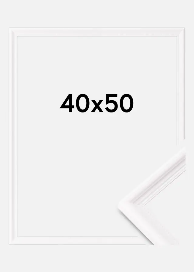 Artlink Rahmen Gala Acrylglas Weiß 40x50 cm