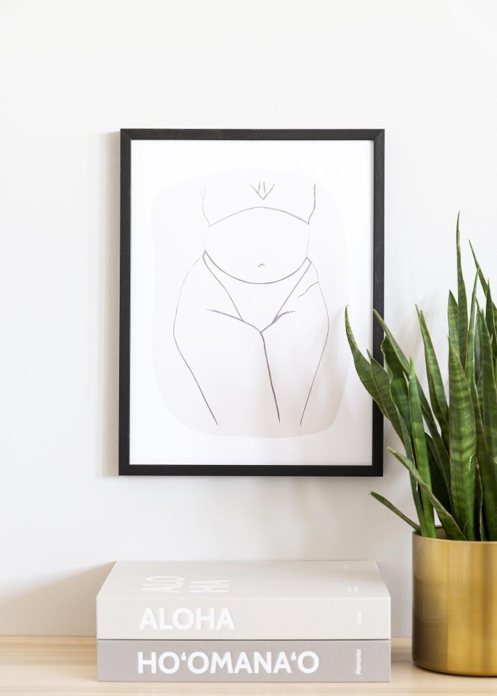 Focus Rahmen Soul Acrylglas Schwarz 59,4x84,1 cm (A1)