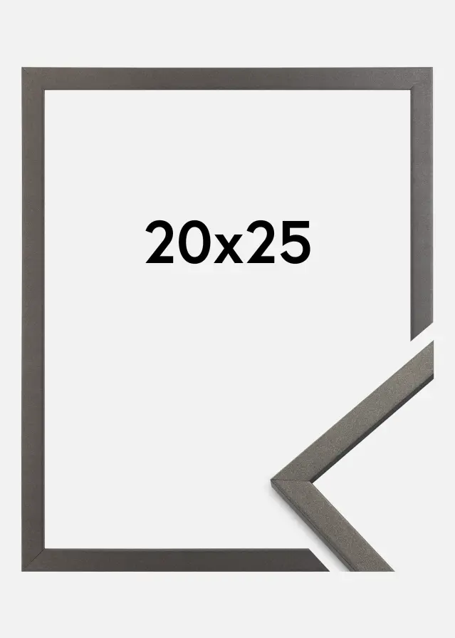 Galleri 1 Rahmen Edsbyn Acrylglas Graphitgrau 20x25 cm