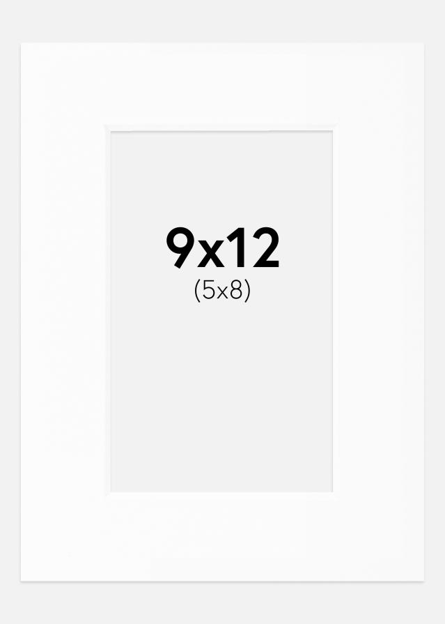 Artlink Passepartout Weiß Standard (weißer Kern) 9x12 cm (5x8)