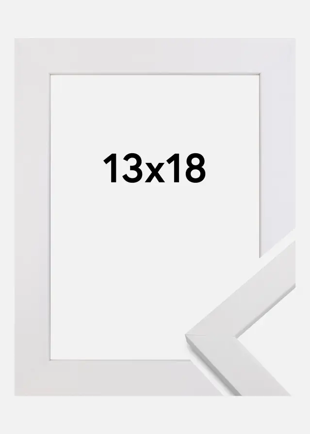 Galleri 1 Rahmen White Wood 13x18 cm