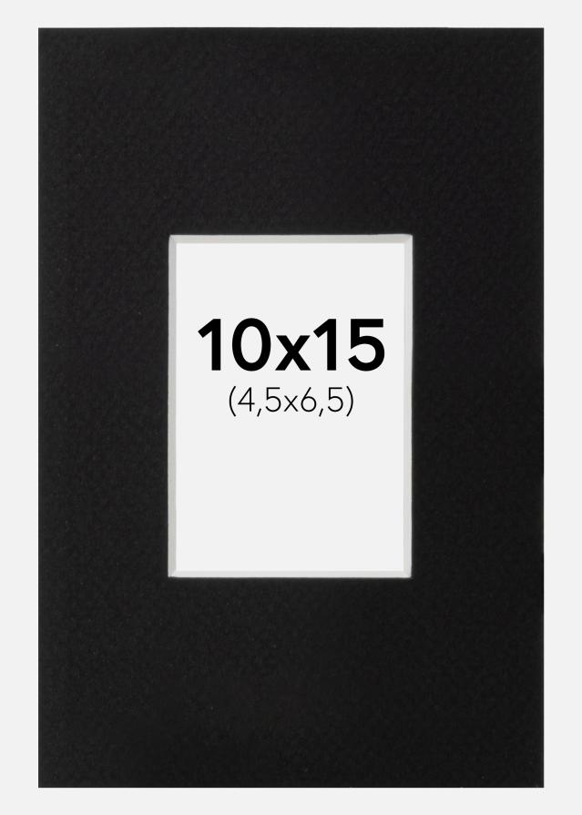 Galleri 1 Passepartout Canson Schwarz (weißer Kern) 10x15 cm (4,5x6,5)