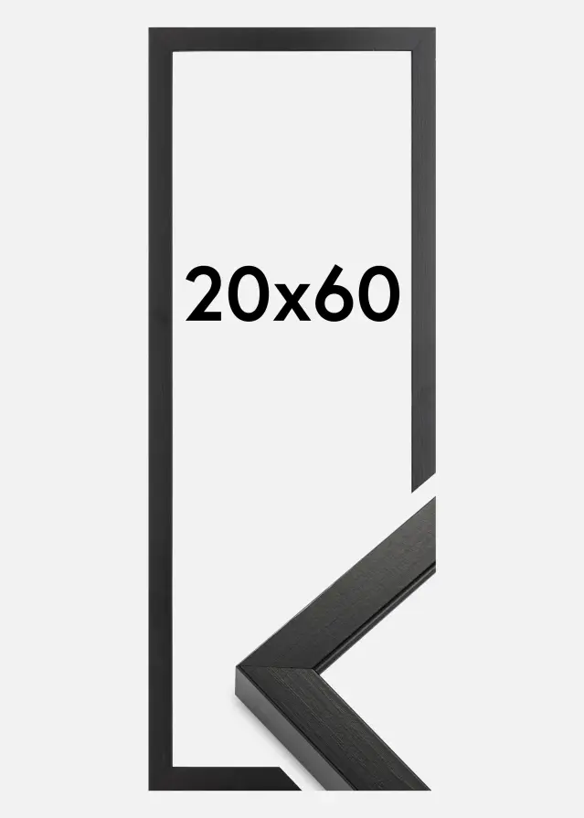 Artlink Rahmen Amanda Box Schwarz 20x60 cm