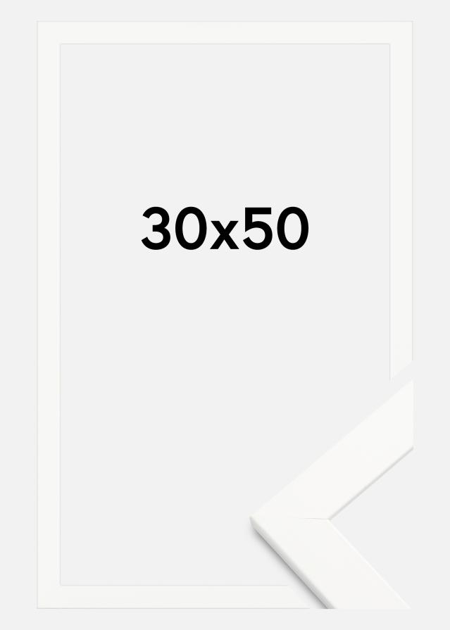 Artlink Rahmen Trendline Acrylglas Weiß 30x50 cm