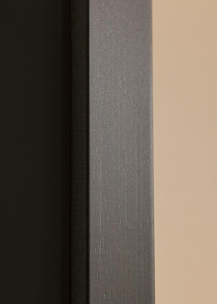 Ram med passepartou Rahmen Black Wood 50x60 cm - Passepartout Schwarz 40x50 cm