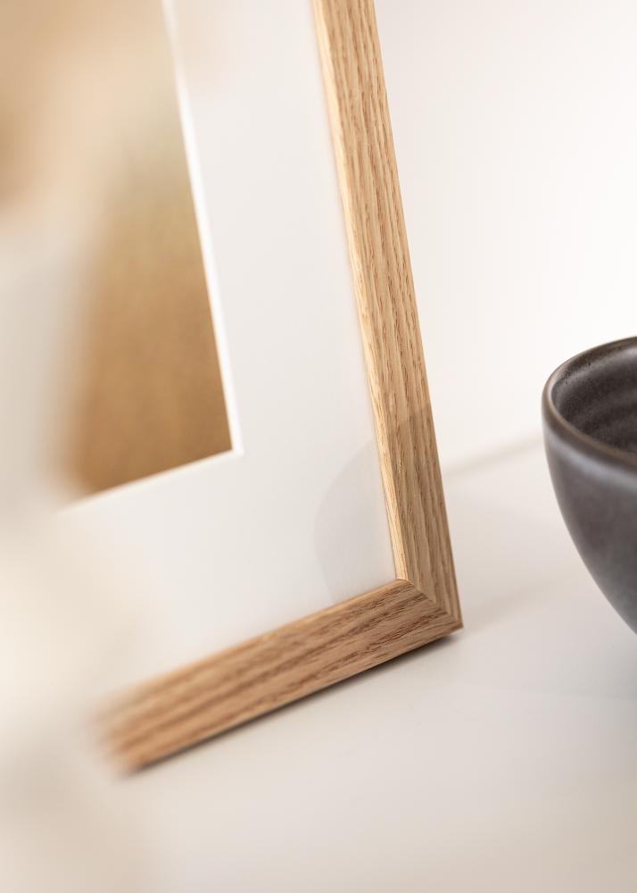 Galleri 1 - Extern Rahmen Tidlös Acrylglas Massiv Eiche 40x50 cm