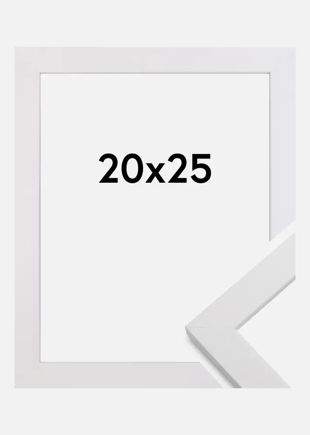 Galleri 1 Rahmen White Wood Acrylglas 20x25 cm