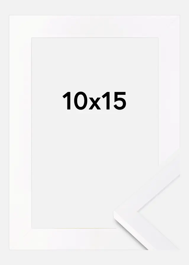 BGA Rahmen Selection Acrylglas Weiß 10x15 cm