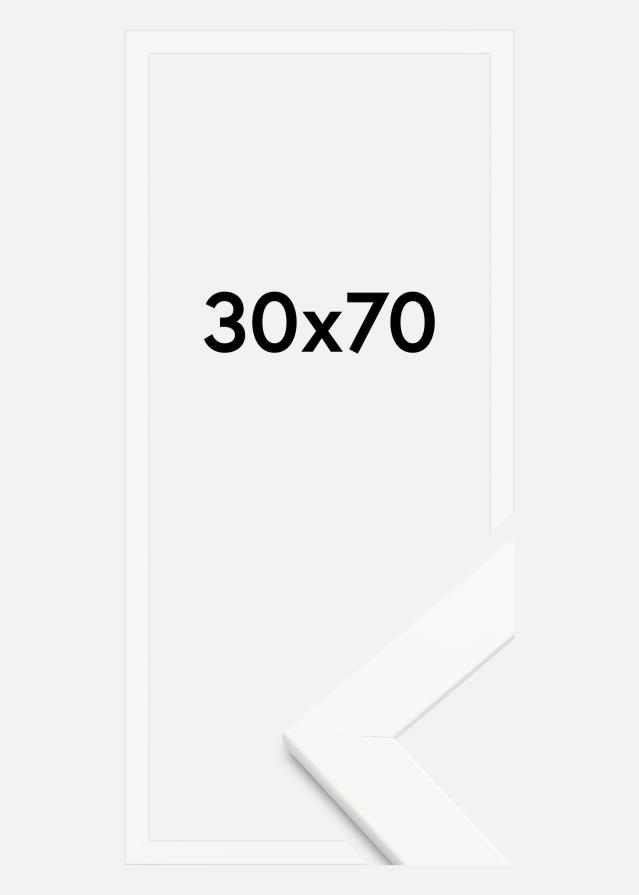 Artlink Rahmen Trendline Acrylglas Weiß 30x70 cm