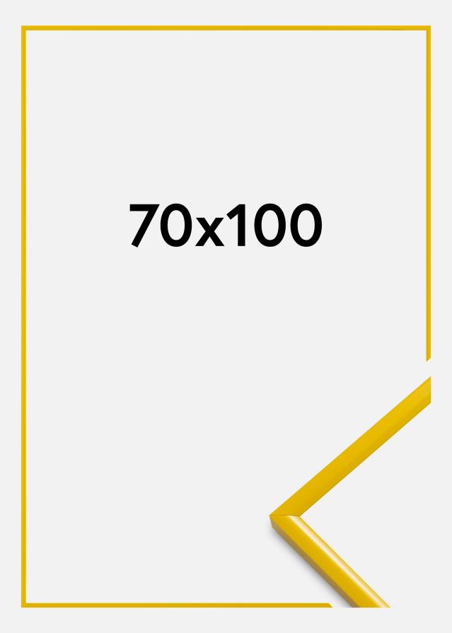 BGA Rahmen New Lifestyle Acrylglas Gelb 70x100 cm