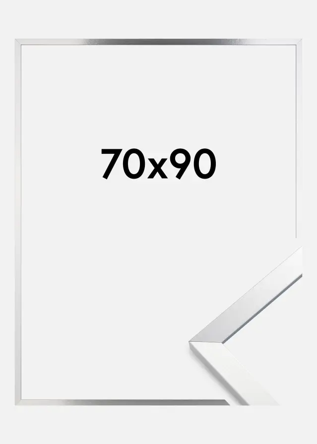 Artlink Rahmen Trendy Acrylglas Silber 70x90 cm