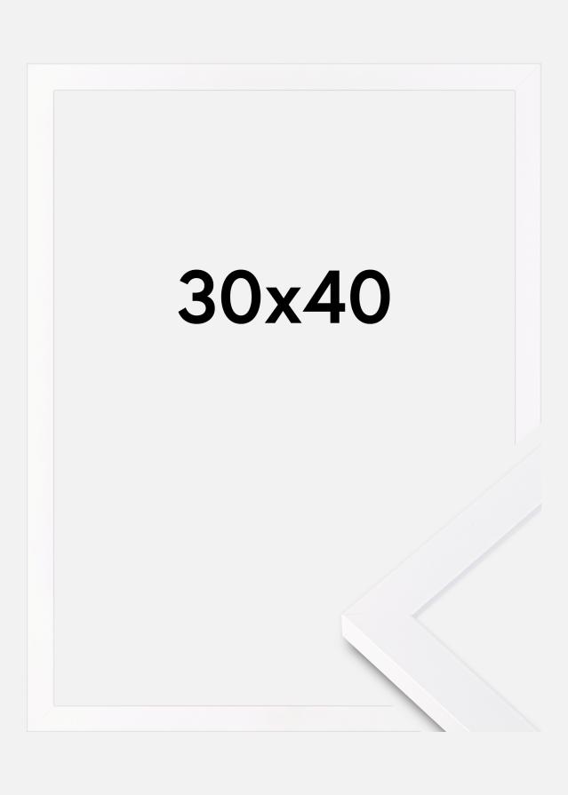 BGA Rahmen Selection Acrylglas Weiß 30x40 cm