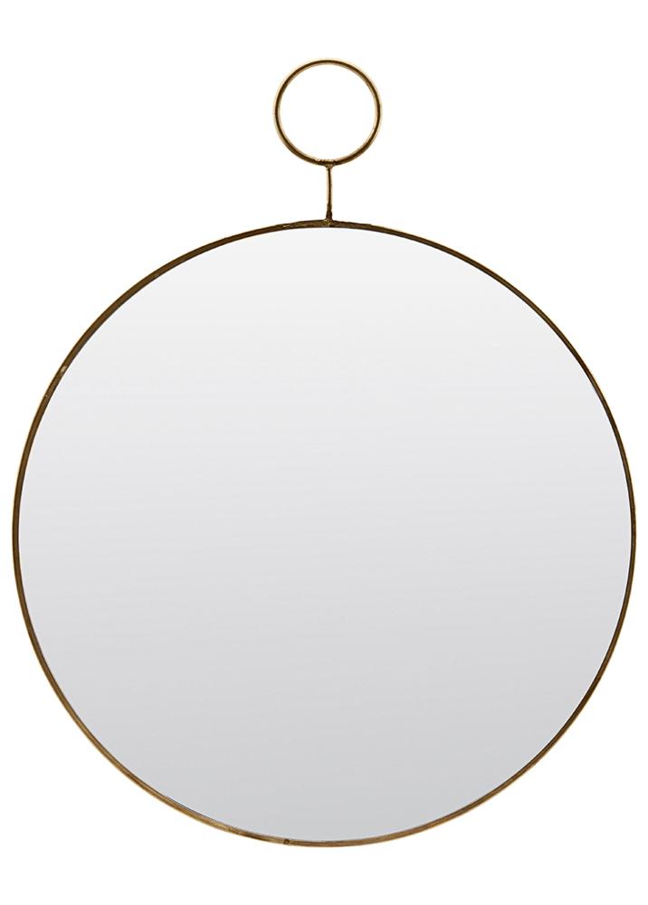 House Doctor Spiegel House Doctor The Loop Messing 38 cm Ø