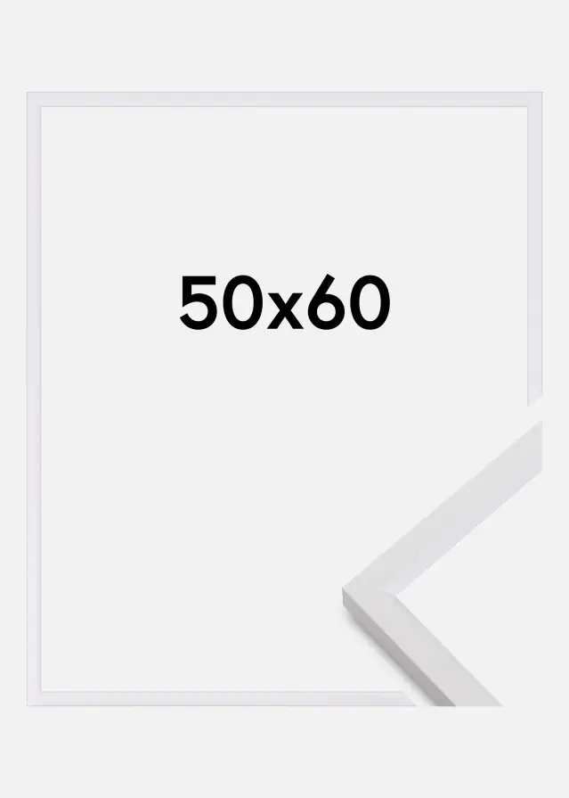 Walther Rahmen Steel Style Weiß 50x60 cm