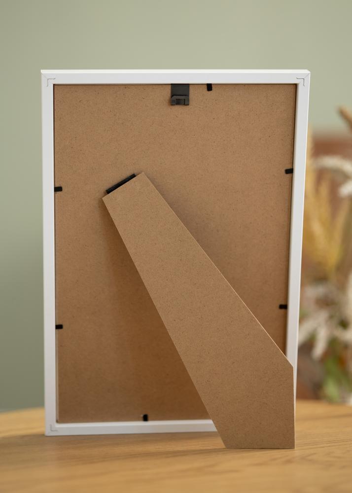 BGA Rahmen Modern Acrylglas Weiß 21x29.7 cm (A4)