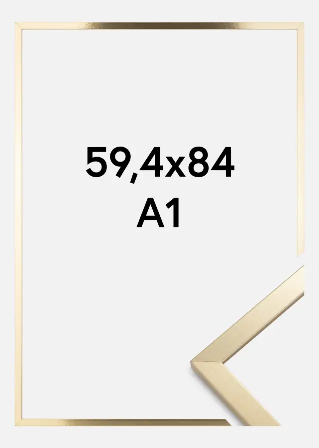 Artlink Rahmen Trendy Acrylglas Gold 59,4x84,1 cm (A1)