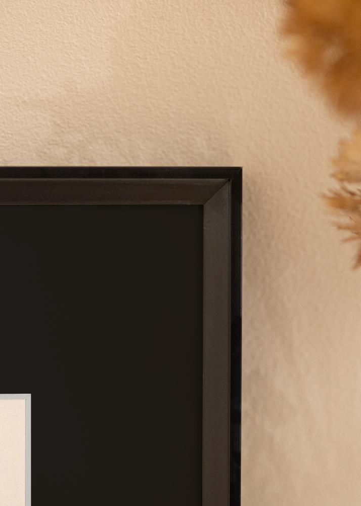 Ram med passepartou Rahmen Desire Schwarz 40x50 cm - Passepartout Schwarz 27x35 cm