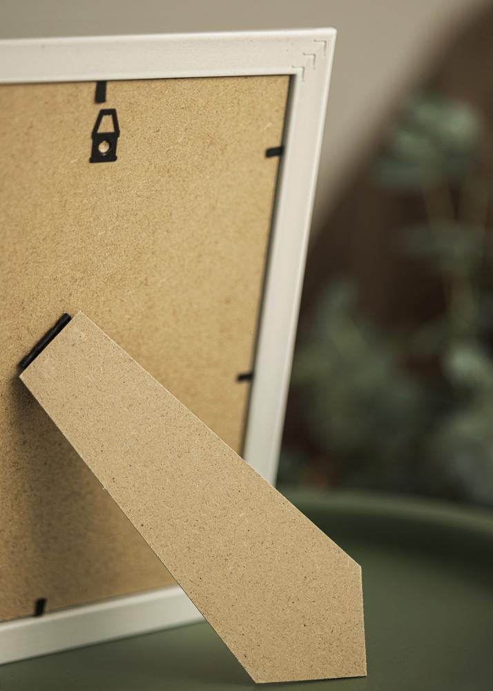 Ram med passepartou Rahmen Västkusten Eiche 15x20 cm - Passepartout Weiß 11x15 cm