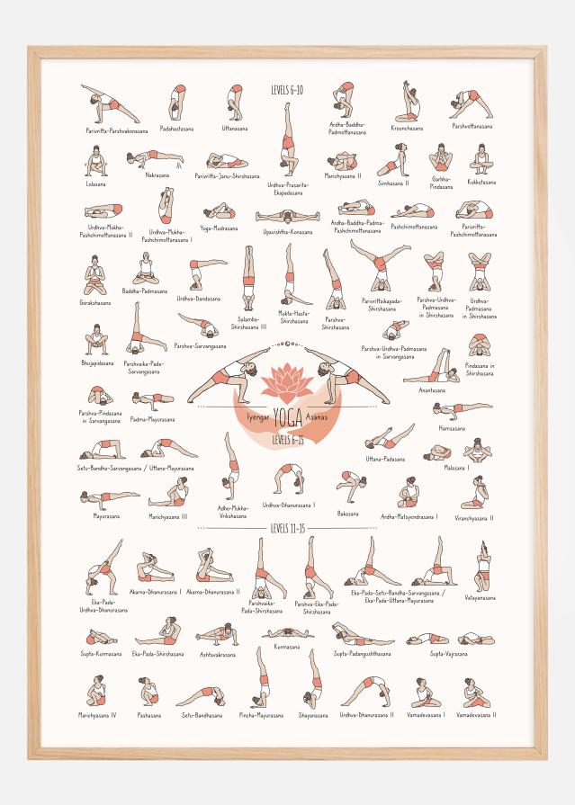 Bildverkstad Yoga in Colour lll Poster