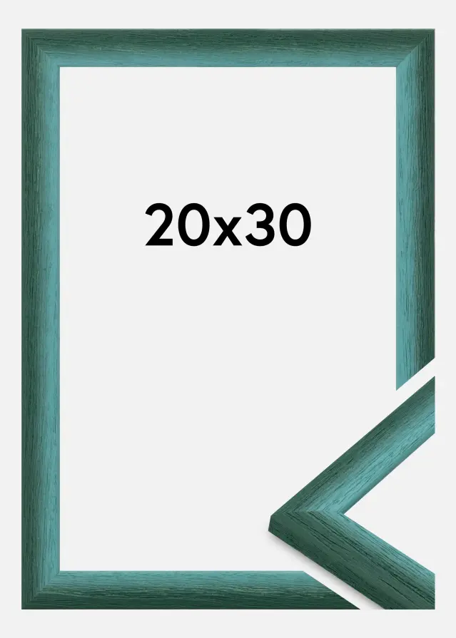 Jämtlands Ramfabrik Rahmen Cornwall Acrylglas Dunkelgrün 20x30 cm