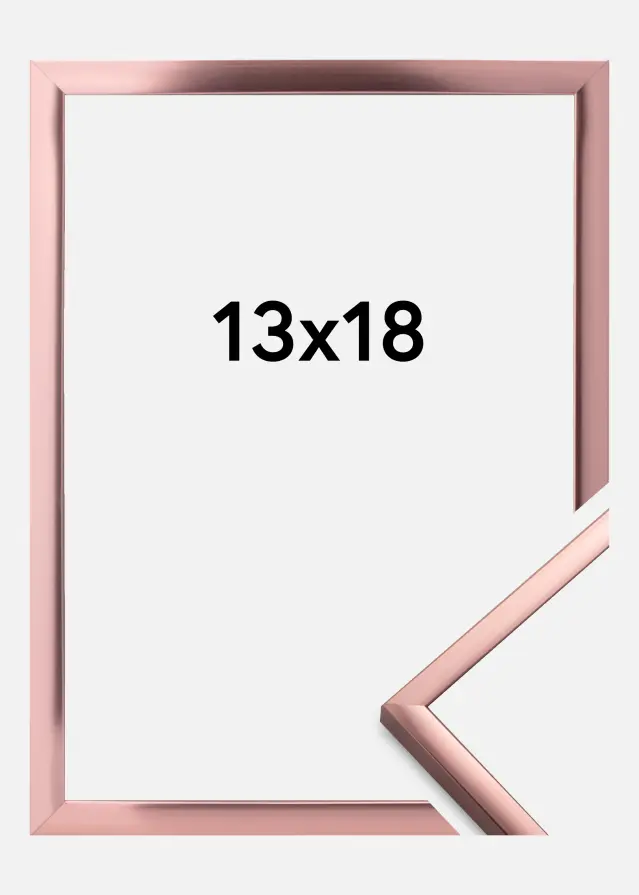Artlink Rahmen Poster Frame Aluminum Roségold 13x18 cm