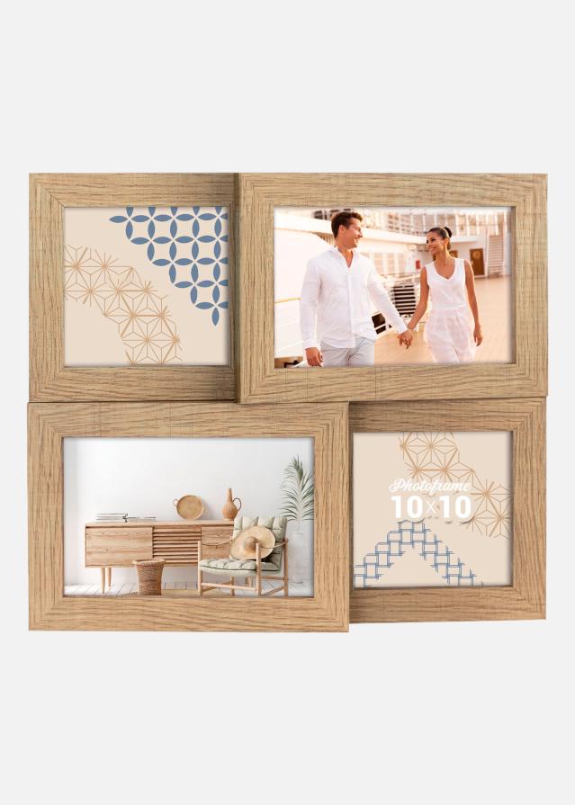 ZEP Bormio Collage-Rahmen Braun - 4 bilder