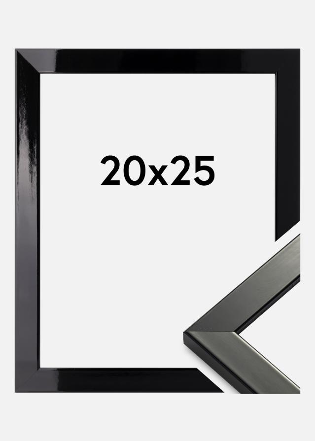 Galleri 1 Rahmen Uppsala Schwarz Hochglänzend 20x25 cm