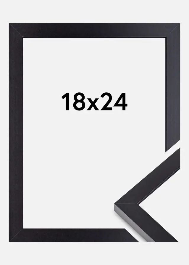 BGA Rahmen Selection Acrylglas Schwarz 18x24 cm