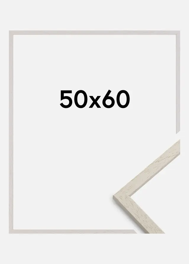 Galleri 1 Rahmen Edsbyn Acrylglas Sand 50x60 cm