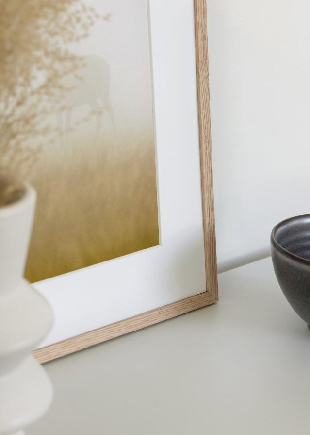 BGA Rahmen Schmale Eiche Acrylglas 20x30 cm