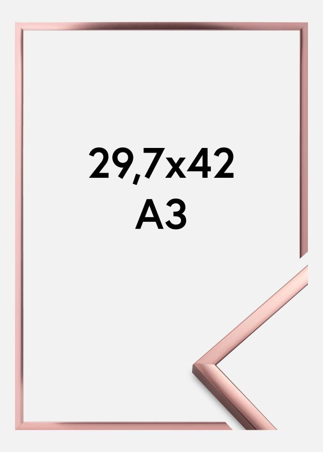 Artlink Rahmen Poster Frame Aluminum Roségold 29,7x42 cm (A3)