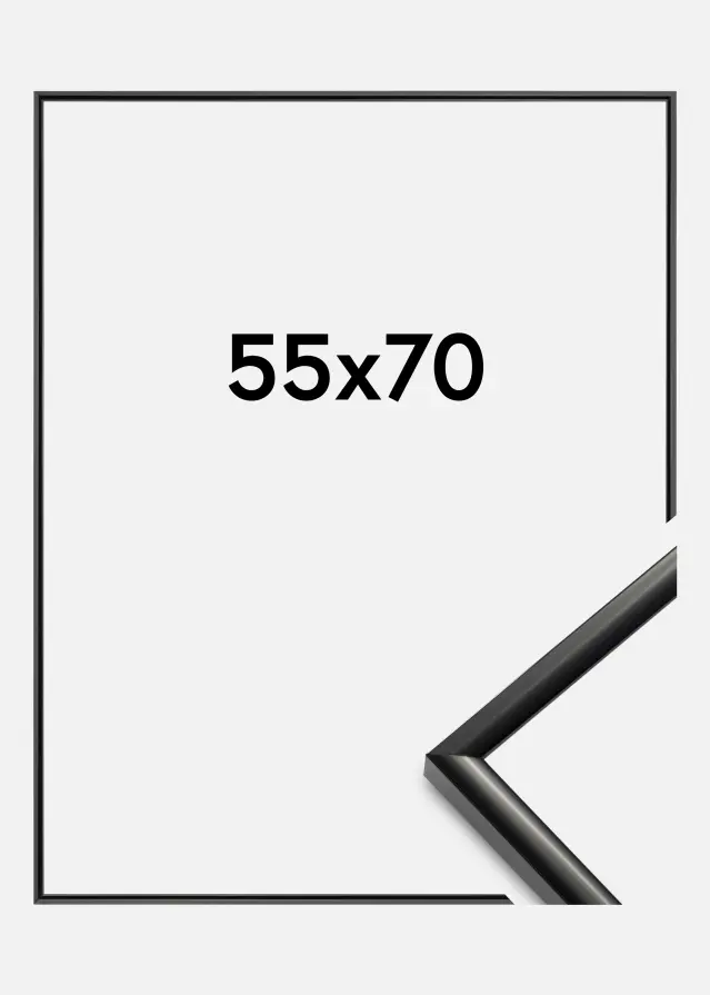 BGA Rahmen New Lifestyle Acrylglas Schwarz 55x70 cm
