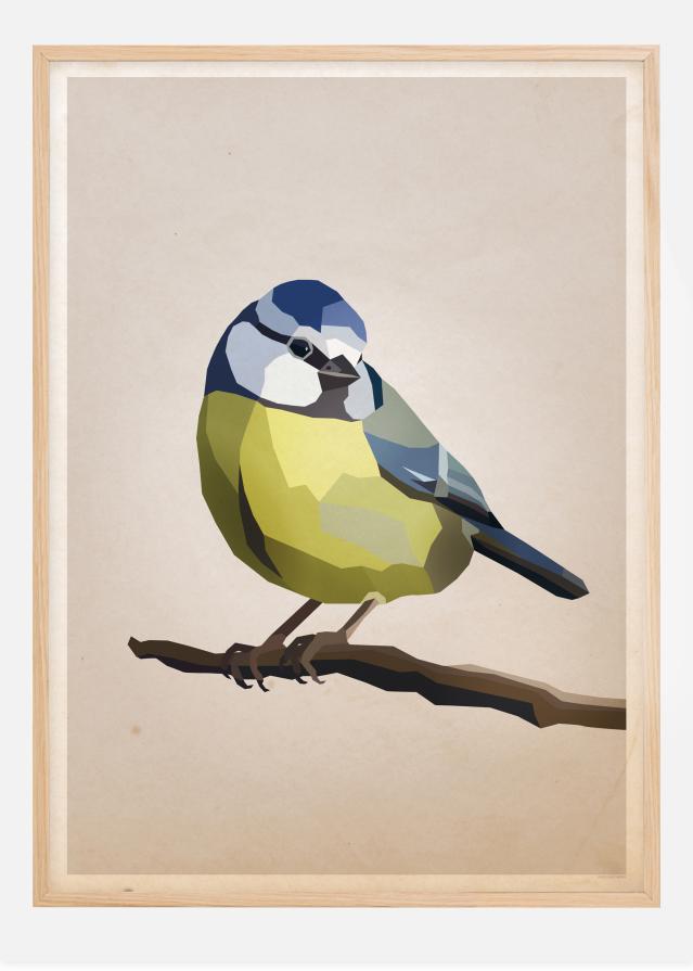 Bildverkstad Blue tit Poster