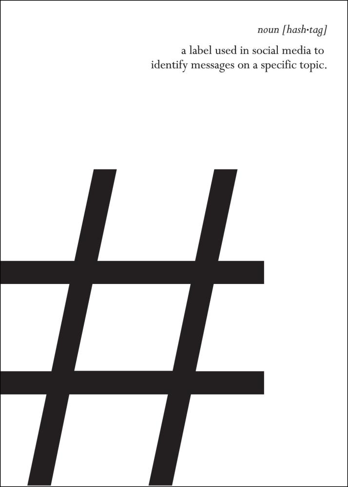 Bildverkstad Hashtag Poster