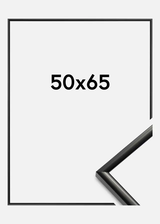 BGA Rahmen New Lifestyle Acrylglas Schwarz 50x65 cm