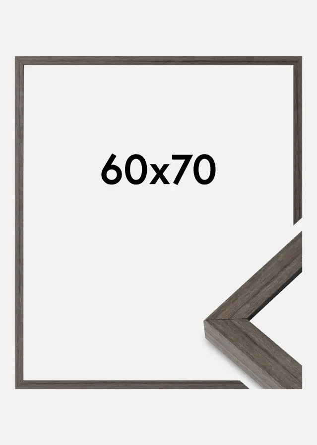 Mavanti Rahmen Hermes Acrylglas Grey Oak 60x70 cm