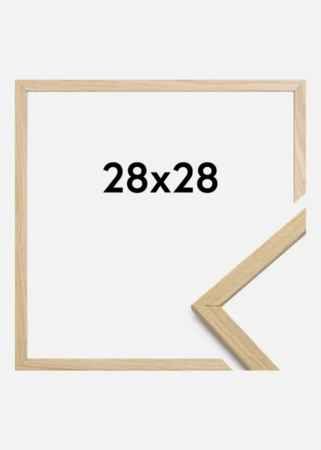 Galleri 1 Rahmen Edsbyn Acrylglas Eiche 28x28 cm
