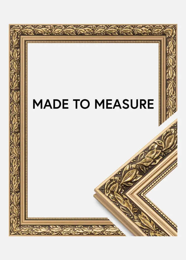Ramverkstad 60x90 Ombud Rahmen Jung Gold - Größe nach Wunsch