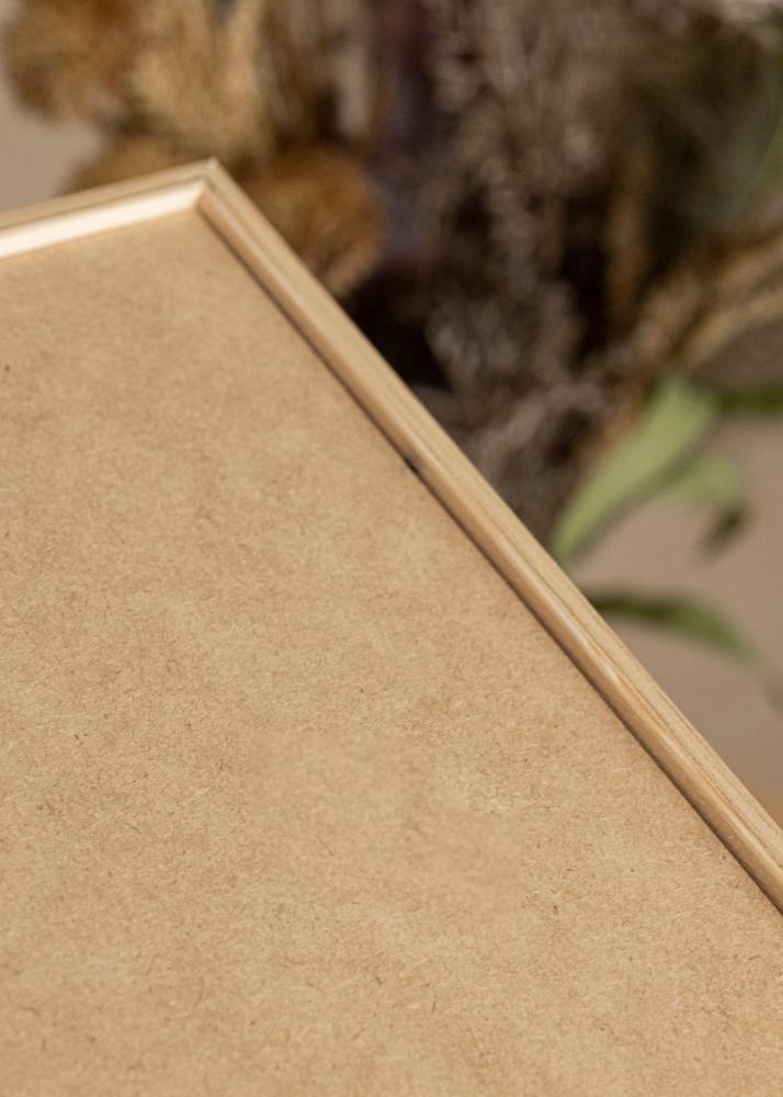 Ram med passepartou Rahmen Galant Eiche 30x40 cm - Passepartout Schwarz 18x27 cm