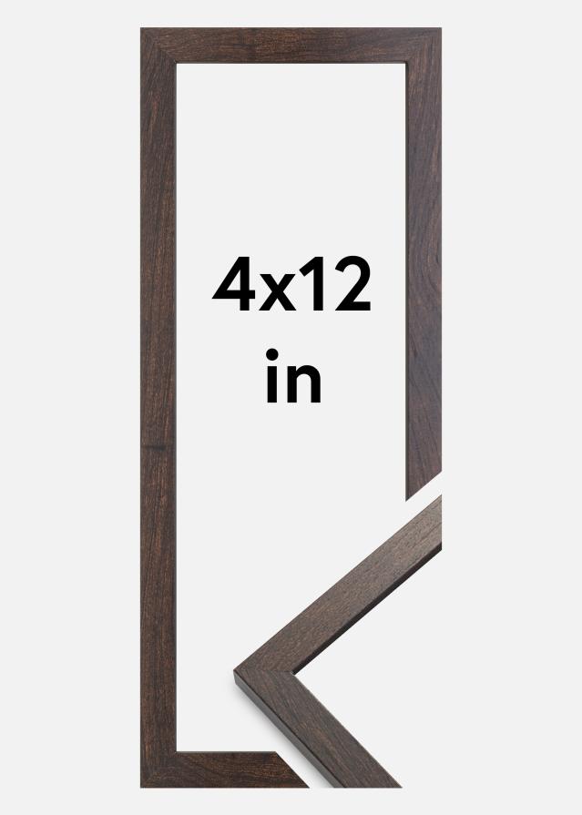 Artlink Rahmen Trendy Acrylglas Walnuss 4x12 inches (10,16x30,5 cm)